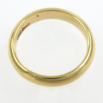 18ct gold Wedding Ring size M½